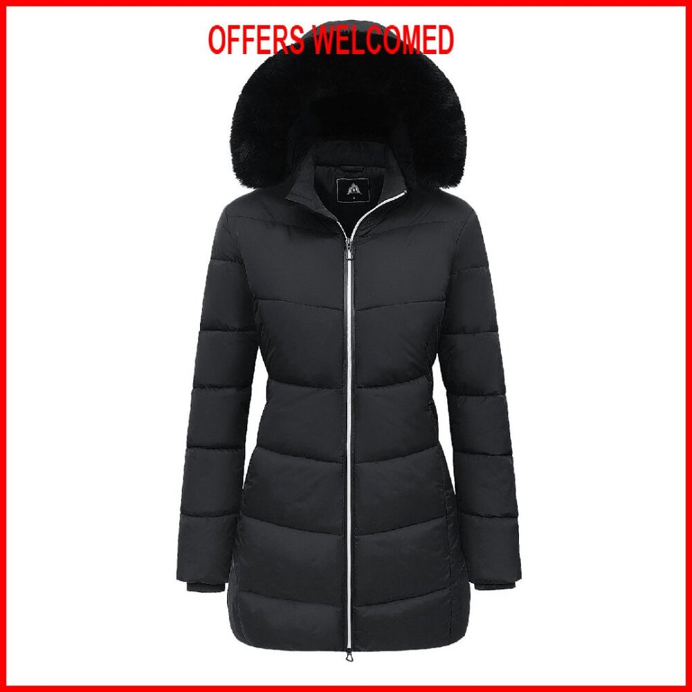 Women's Winter Down Puffer Jacket Windproof Water… - image 1